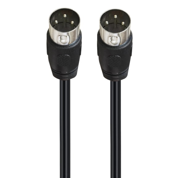 AOOOWER 3 Needle 3Pin Video Big Din Adapter Extension Cable Line Straight Video Line