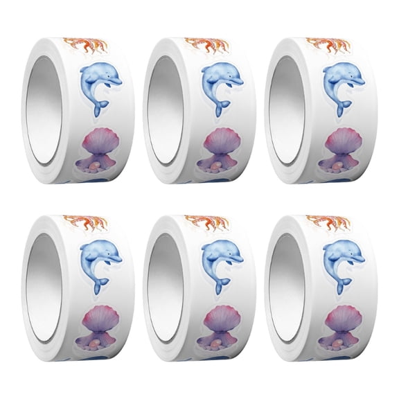 AOOOWER 3000Pcs Sea Sticker for Water Bottle Scrapbooking Kid Reward Sticker
