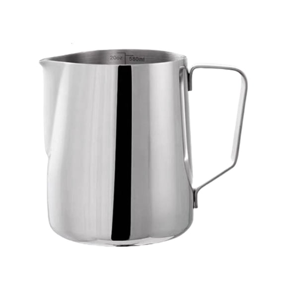 AOOOWER 304Stainless Steel Milk Pitcher Milk Steamer Cup Coffee Latte Art Cup Suitable for Easy Latte Art and Coffee Making