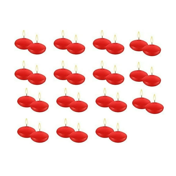 AOOOWER 30Pack Decorative Floating Candle,Unscented Burning Candle for Cylinder Vases