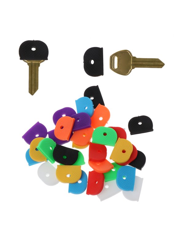 32x/Set for Key Caps for House Keys 8 Assorted Colors for Key Identifier Covers
