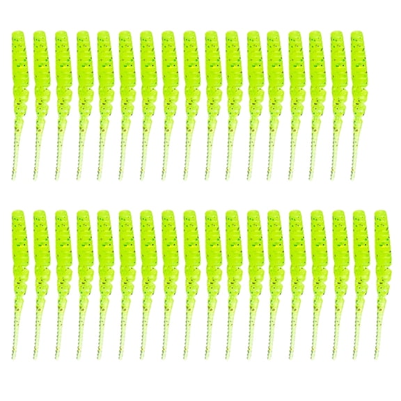 AOOOWER 35pcs Rotate Tail Fishing Lures Wobbles Soft Lures Enhances Flexibility