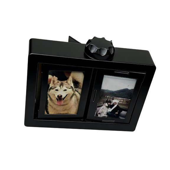 AOOOWER 3Inch Rotating Photo Frame With 12 Slots For Desktop Decoration And Gift Giving