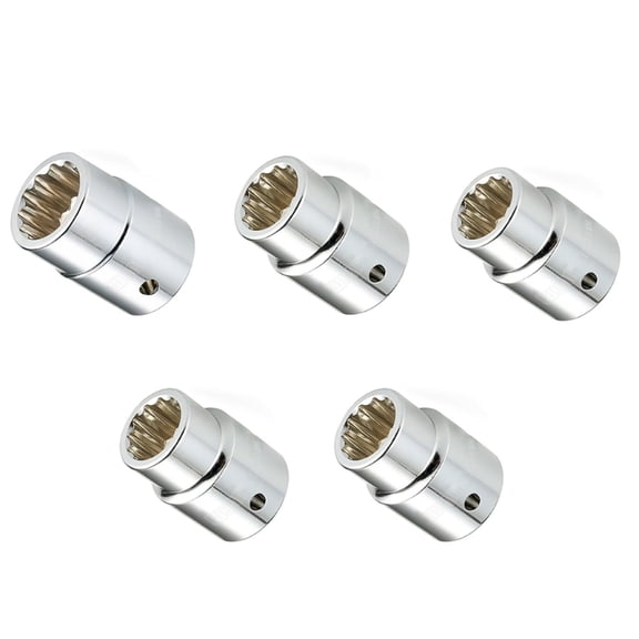 AOOOWER 3Pieces 3/4'' Impact Socket 7-24mm Deep Long Head Hex Key Mechanical Workshop Tools For Wrench Pneumatic Spanners Key