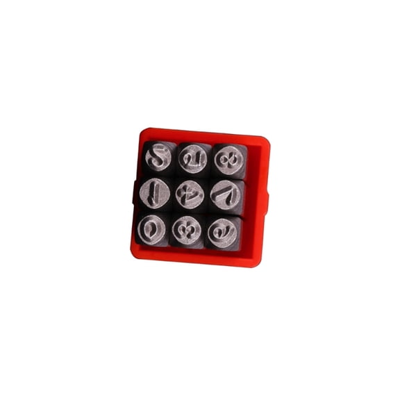 AOOOWER 3mm Metal Number/Letter Stamper Punching Tool Embossing Tool For Leather Punching Tool Embossing Stamper Tool For Jewelry Making