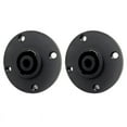 thumbnail image 1 of AOOOWER 4 Pole Round Female Panel Mount Socket Twist Lock Speaker Speakon Connector, 1 of 8