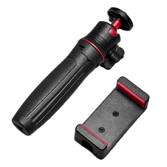 AOOOWER 4-Section Aluminum Alloy Tripod with Phone Clamp for Cameras Outdoor Accessory