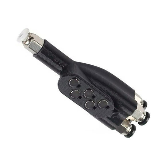 AOOOWER 4-in-1 PTFE Adapter Material Pipe Expansion Port Connectors 4 Feeding Module