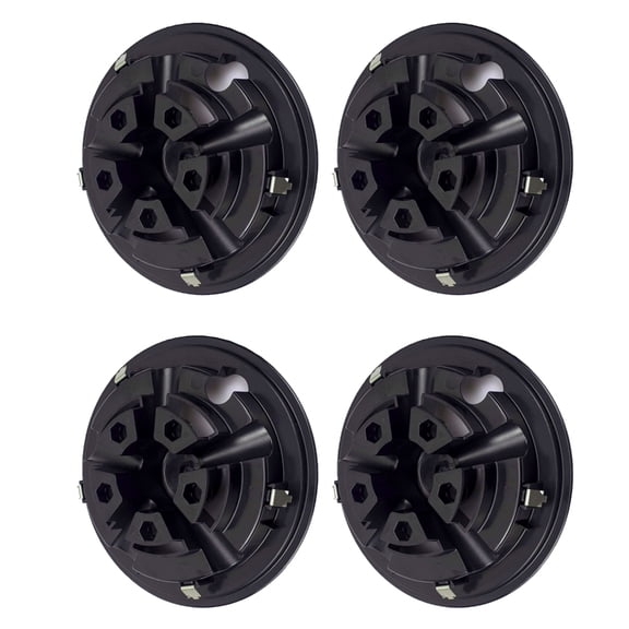 AOOOWER 4Pcs Light weight 8inch Golf Cart Wheel Covers Hub Caps 5 Spoke Design Hub Cap