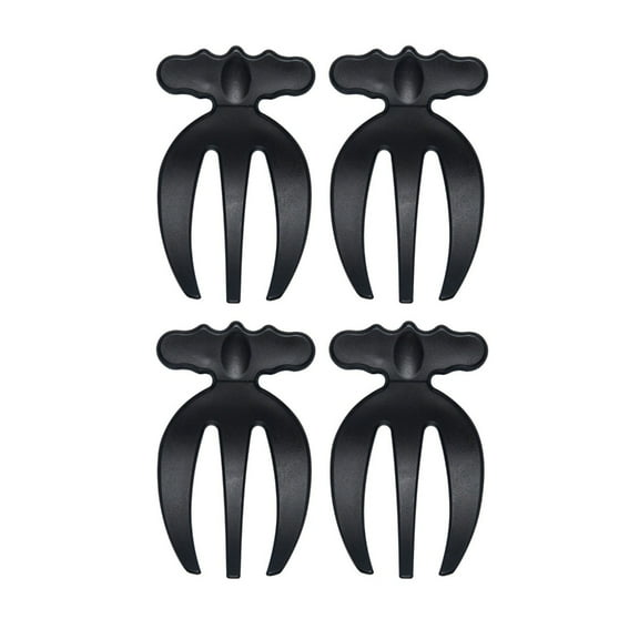 AOOOWER 4Pcs Plastic Salad Claws Vegetable Fruit Mixing Spoon Salad Serving Utensils for Mixing Tossing And Serving Salad