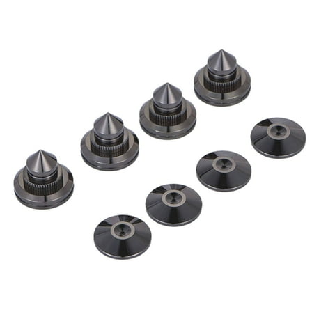 AOOOWER 4pcs Professional Grade Speaker Stand with Adjustable Feet for Music Enthusiasts