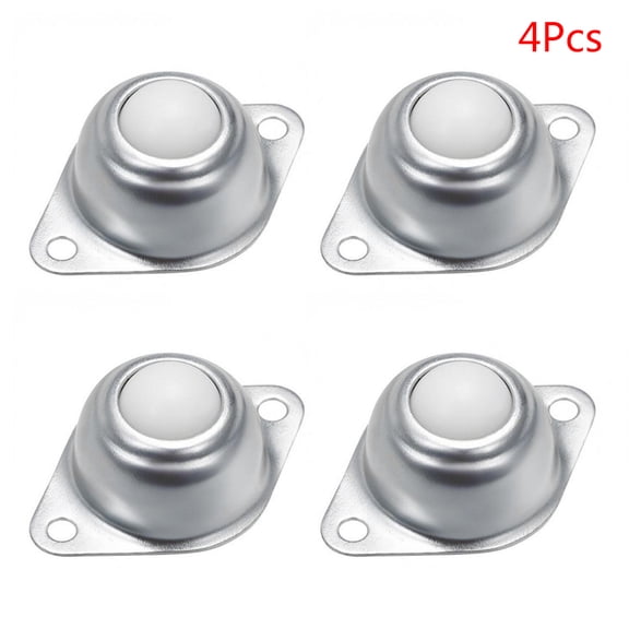 AOOOWER 4xMini Swivel Caster 360° Rotatable Round Ball Pulley Cabinet Storage Box Roller