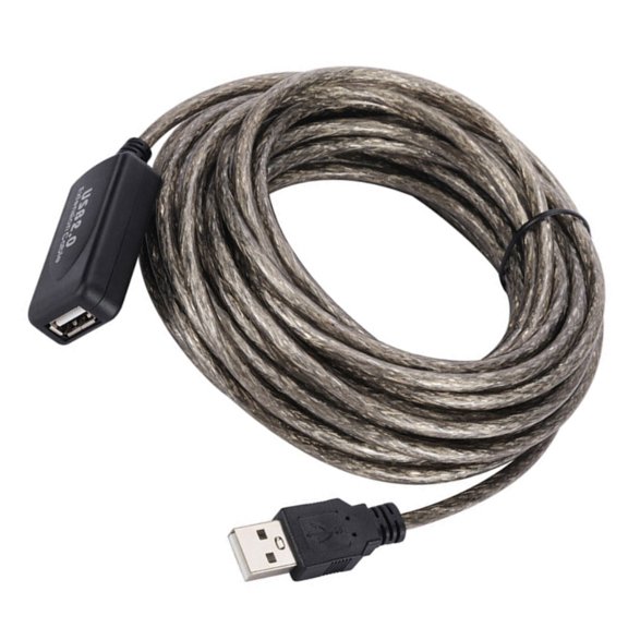 AOOOWER 5-30m USB Data Extension Cable Signal Booster Cord Line Multiple Length Option