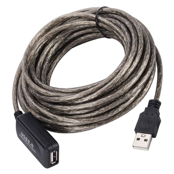 AOOOWER 5-30m USB Data Extension Cable Signal Booster Cord Line Multiple Length Option