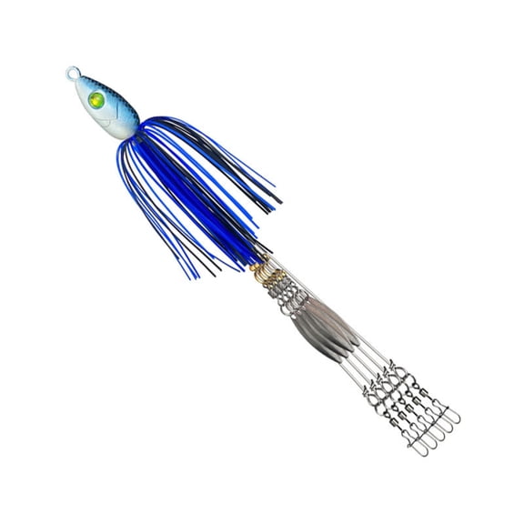 AOOOWER 5 Arms Umbrella A-Rig Swimbaits Fishing Lures Baits Rigs Fishing Tackle for Lures Trout Salmon Freshwater Durable