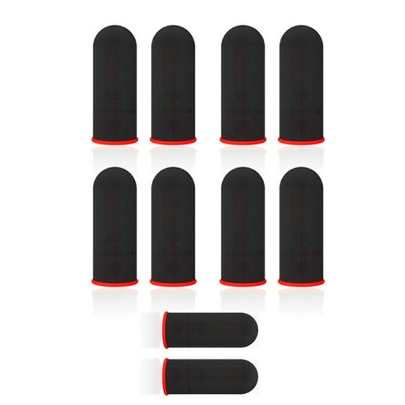 AOOOWER 5 Pairs Finger Sleeves Thumb Fingertip Cover Breathable Anti Slip Finger Gloves