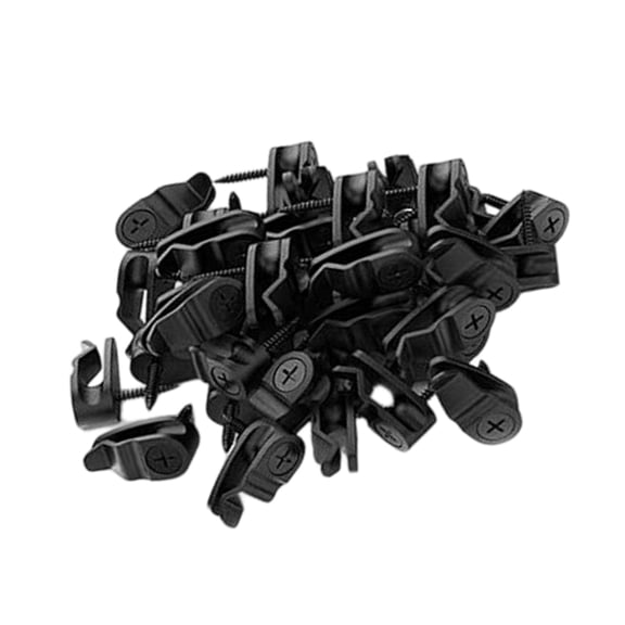 AOOOWER 50 Pieces Plastic Hook for LED Lights and Decoration Windproof Secure Holds