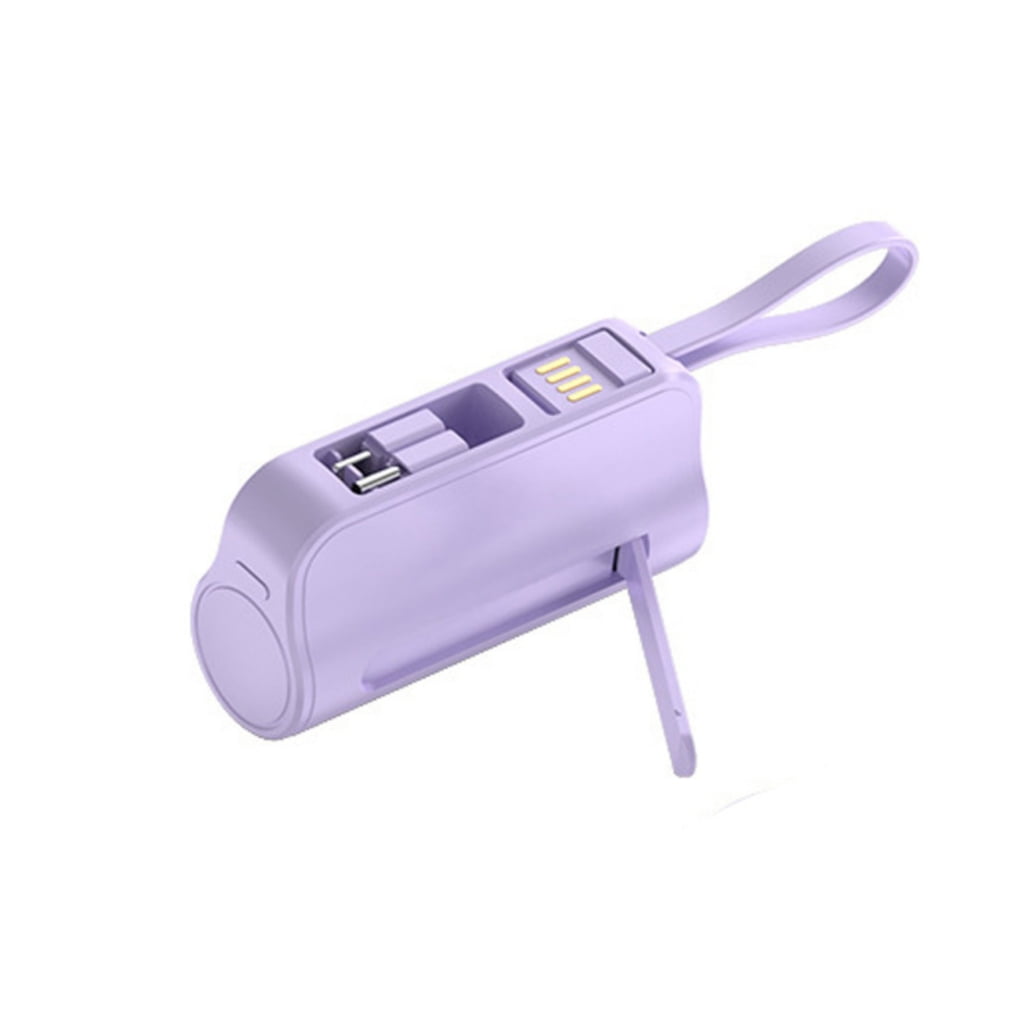 AOOOWER 5000mAh Mini Power Banks with Integrated Stand and Cord for Simplifieds Charging