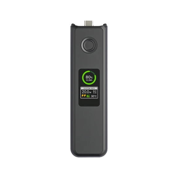 AOOOWER 5000mAh Power Grip For Pocket 3 LED Battery Indicator 22.5W Rapid Charging