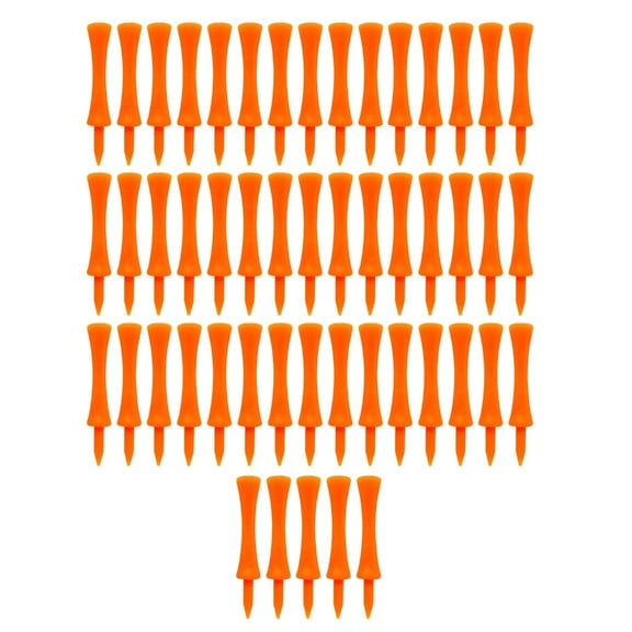 AOOOWER 50Pcs Unbreakable 70/57/51/45/38/32mm Golf-Tees Long Short for Golfers Practice