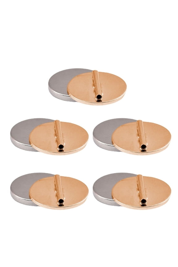 5Pcs Magnetic Brooch Converter Harm Free Clothing Magnet Buckle Badge Fastener