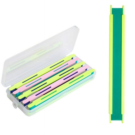 AOOOWER 5Pcs/Set Foam Board Fishing Line Plate Winding Board Fish Lure Trace Wire Leader Swivel Fishing Tackle Accessories Box