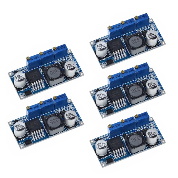 AOOOWER 5Pcs/pack LM2596 Step Down Power Module Wide Input Voltages LED Application