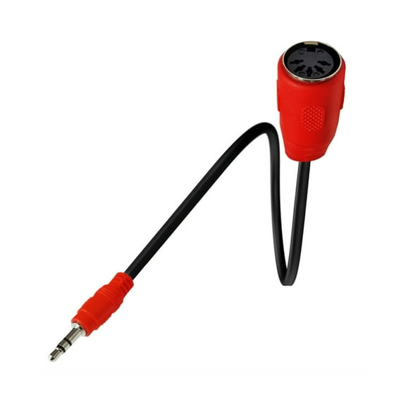 AOOOWER 5Pin DIN Female to 3.5mm TRS Male Adapter Cord Connection Cable Wire for DIN 5Pin Devices and Sound Systems 19.69inch