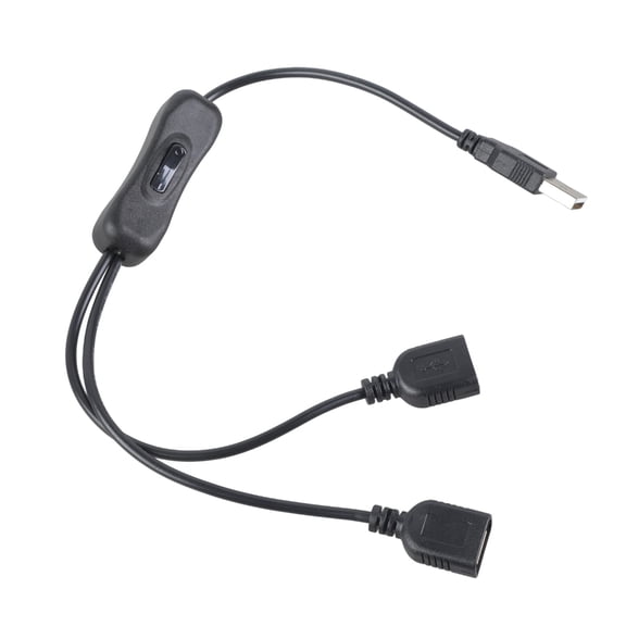 AOOOWER 5V 2A Double USB Charging Cable Adjustable Length For Multiple Electronic Device