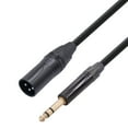thumbnail image 1 of AOOOWER 6.35mm 1/4 Inch TRS Male to XLR Male Cable Speaker Cord Mic Line for Microphone, 1 of 9