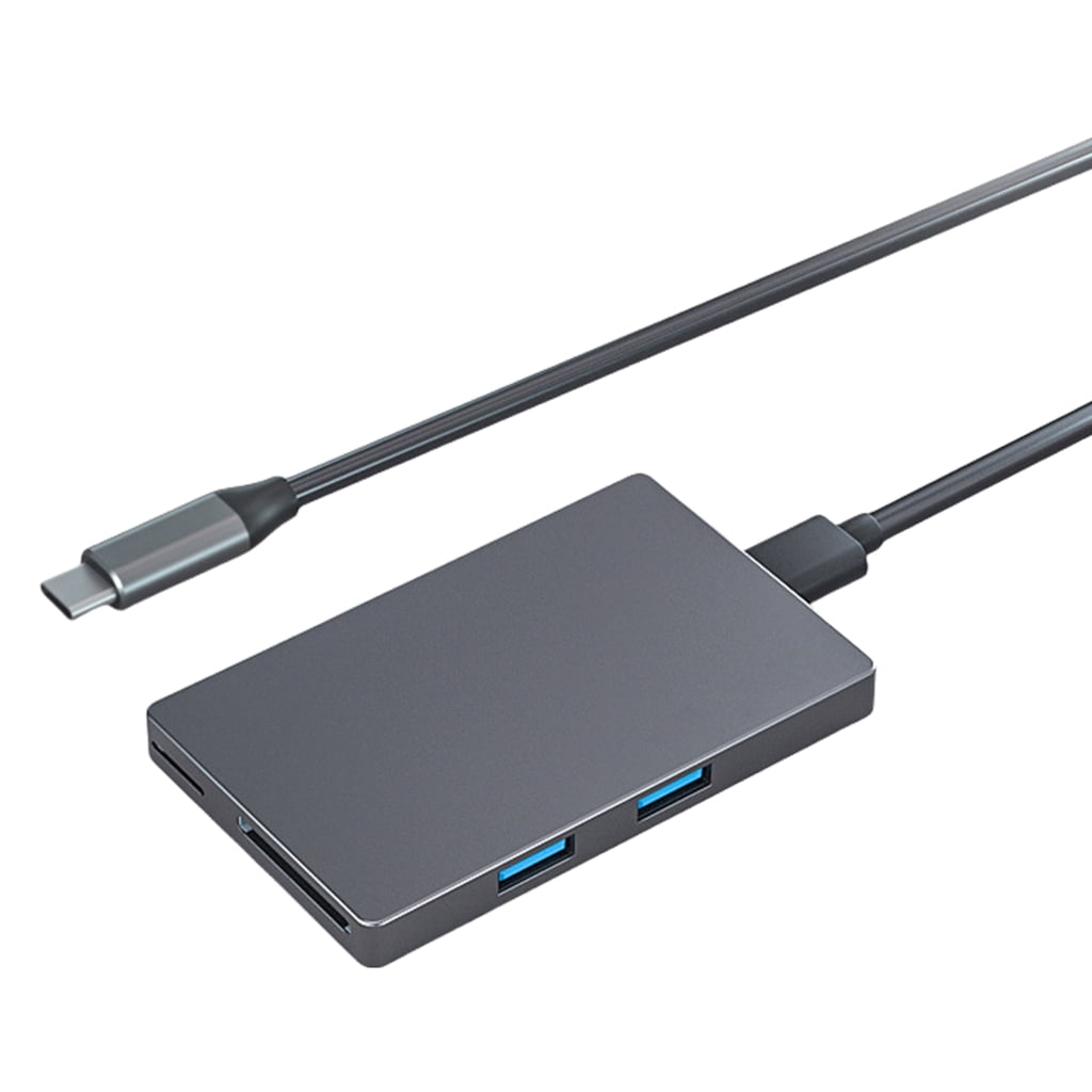 AOOOWER 6Port USB C Docking Station 4K60hz Video and PD Fast Charging Speed 2xUSB3.0 Ports with Cards Reader Slots