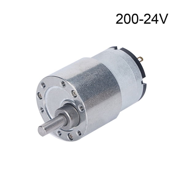 AOOOWER 6V/12V/24V 7~960RPM High Torque Reduction Electric Motor Eccentric Output Shaft Micro Speed Reduction Geared Motor