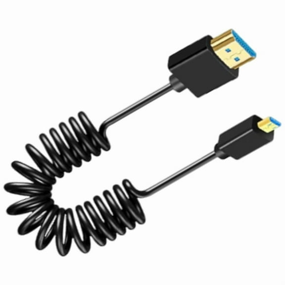 AOOOWER 8K@60Hz UHD2.1 Version Spring Cable Aluminum Foil Shielding for Displays