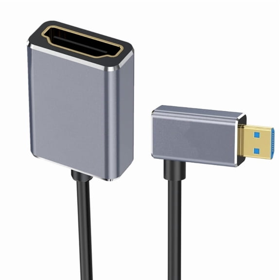 AOOOWER 8K60hz Coaxial Camera Cable 2.1 Version 48Gbps Bandwidth Microed Port Dynamic Cord for 8K60hz Displays