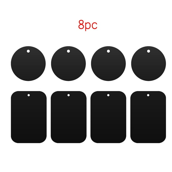 AOOOWER 8PCS Metal Plate Magnetic Car Mount Magnet Stand Phone Holder Adhesive Sticker R