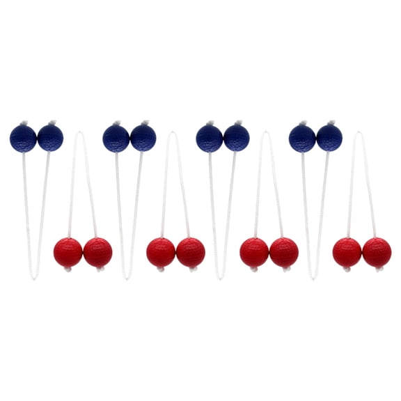 AOOOWER 8Pcs Ladders Toss Ball Replacement Hard Golf Training Ball for Kids 8Pcs Ladders Toss Ball Hard Golf Training Ball Outdoor Yard Golf Throwing Ball