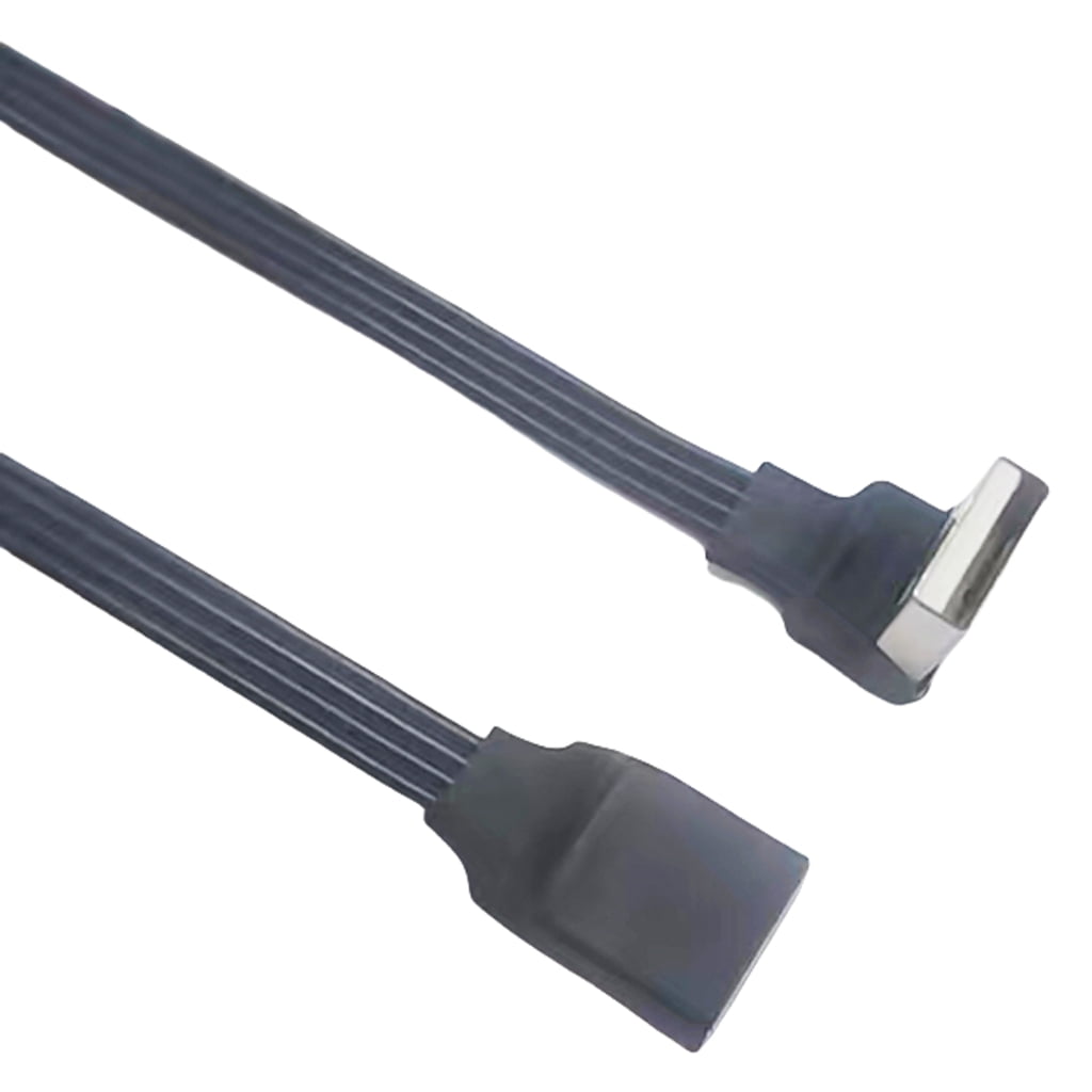 AOOOWER 90°Angled USB 2.0 Extension Cable Male to Female Supports ...