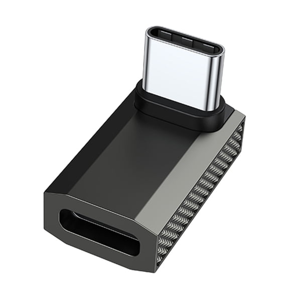 AOOOWER 90 Degree USB C Adapter with 100W Power Delivery Fast Data Transfer Supports 4K 60HZ Display for Tablets and Smartphones