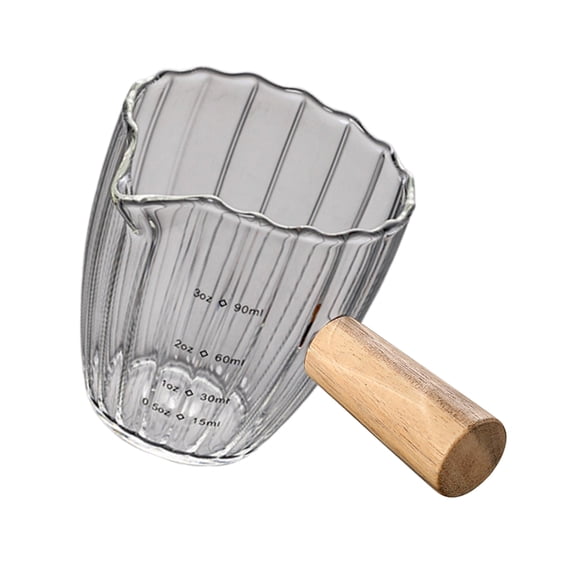 AOOOWER Accurate Scale Glass Measuring Cup for Home Baking Milk and Coffee Preparation