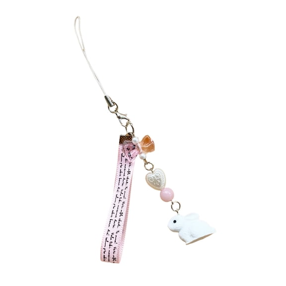 AOOOWER Acrylic Strawberry Phone Charm Strap Lanyard for Bag Purse Backpack Decoration