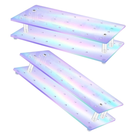 AOOOWER Acrylic Treat Display Stands 21 Holes Stabilized Dessert Rack for Event