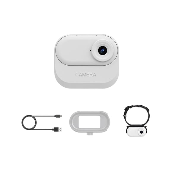 AOOOWER Adjustable Pet Collar Camera 1080P Video Magnetic Power For Indoor Outdoor Activity