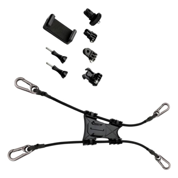 AOOOWER Adjustable Shockproof Fence Mount for Action Camera Phone Baseball Tennis Paddle