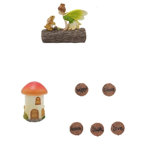 AOOOWER Adorable Garden Decors Garden Statue Decorative Item Resin Texture Present for Nature Lovers and Animal Enthusiasts