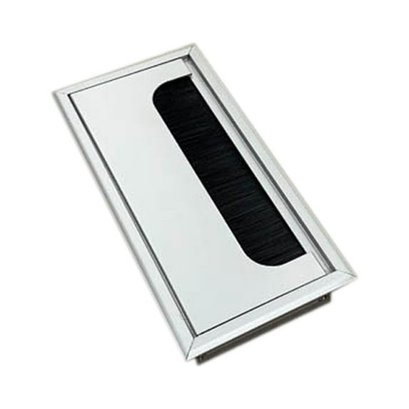 AOOOWER Aluminium Square Rectangle Desk Computer Wire Cable Outlet Insert Hole Cover