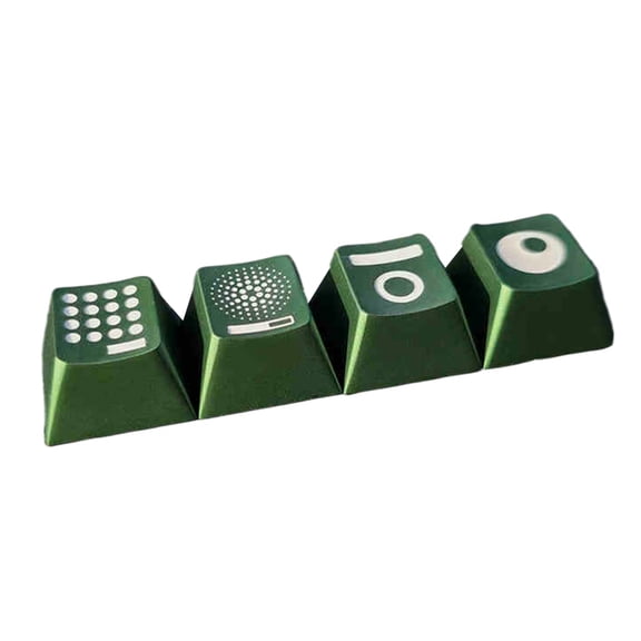 AOOOWER Aluminum Alloy Keycaps Enamel Coating for Personalizing Mechanical Keyboards