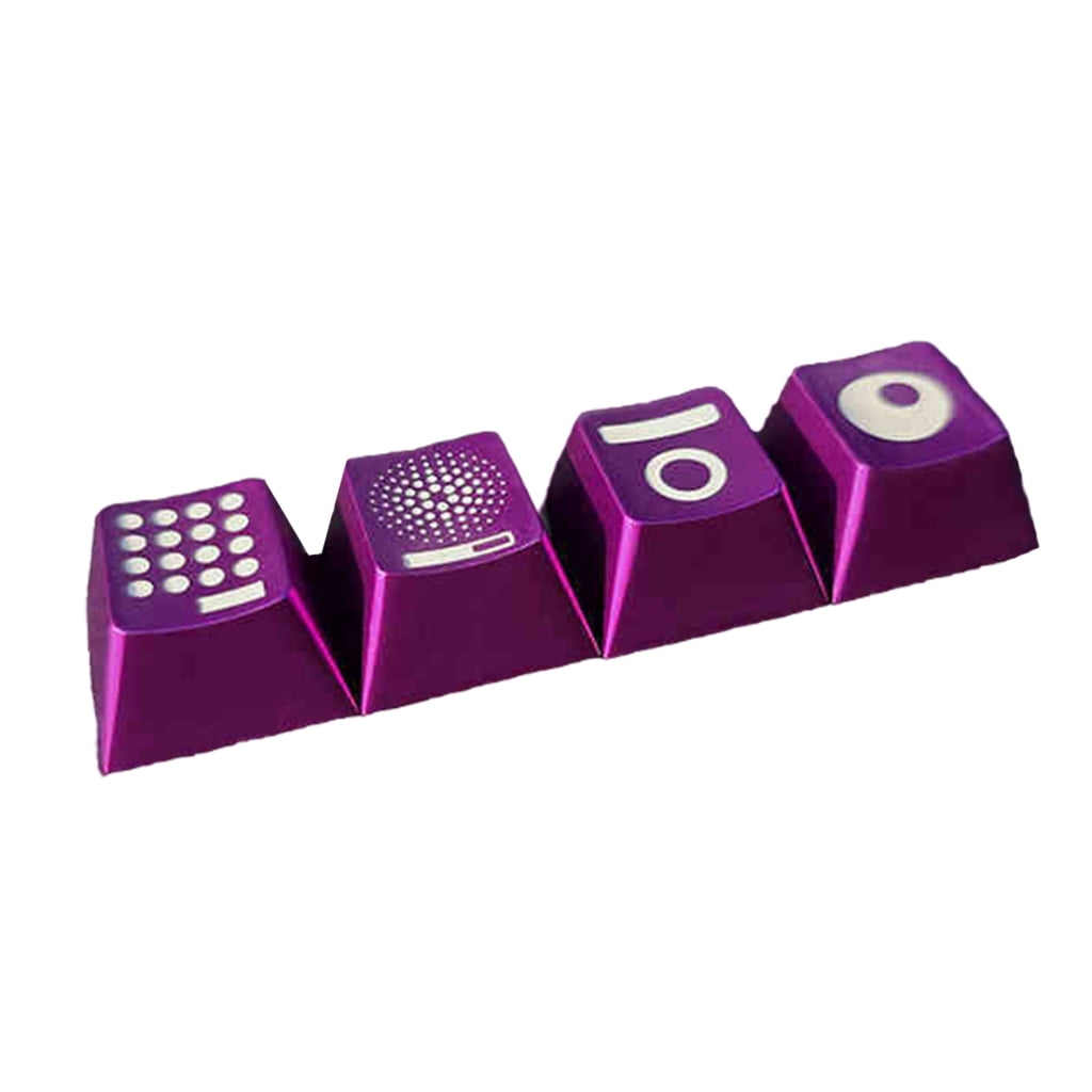 AOOOWER Aluminum Alloy Keycaps Enamel Coating for Personalizing Mechanical Keyboards