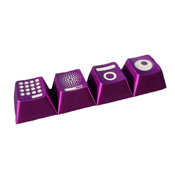 AOOOWER Aluminum Alloy Keycaps Enamel Coating for Personalizing Mechanical Keyboards
