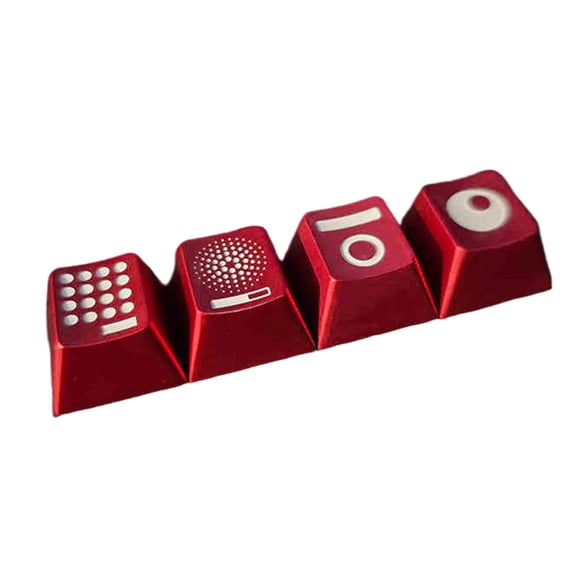 AOOOWER Aluminum Alloy Keycaps Enamel Coating for Personalizing Mechanical Keyboards