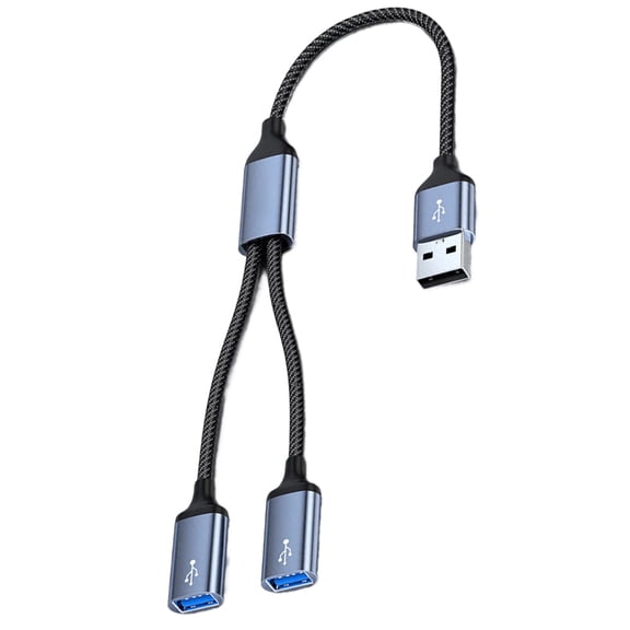 AOOOWER Aluminum Alloy USB Hub Expander for Fast Charging Fast Speed File Transfer Port Various Tasking Small Design Easy Carry